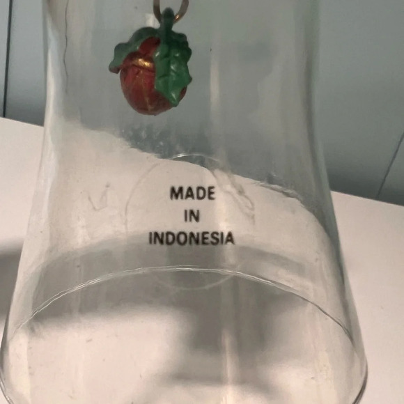 Santa’s List Glass Bell with Ornament Clapper. - Picture 10 of 10